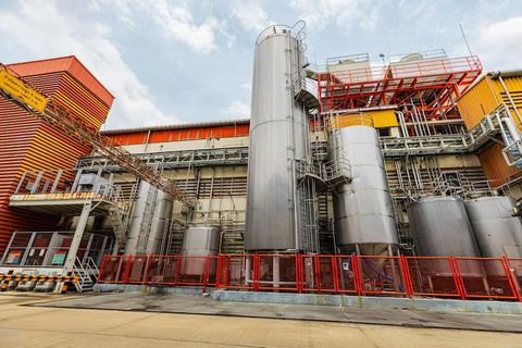 Industrial Chemical Manufacturing Overview With Production